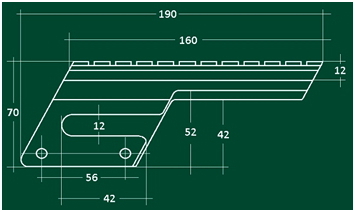 Кронштейн Weaver на МР-153