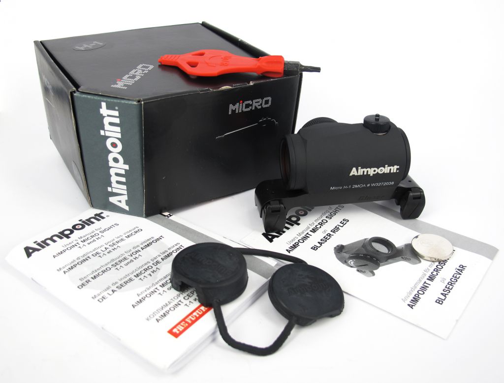 Коллиматорный прицел Aimpoint Micro H-1(2) кронштейн Blaser Aimpoin 200090 Коллиматорный прицел Aimpoint Micro H-1(2) кронштейн Blaser