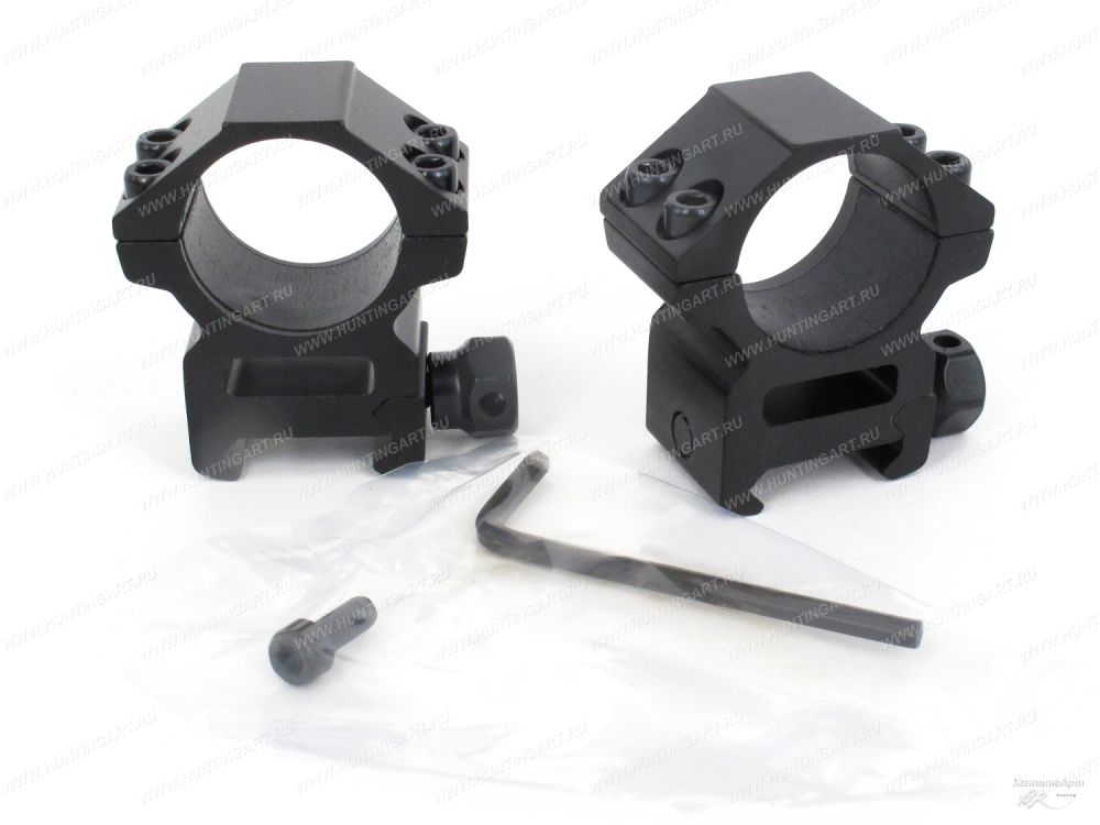 Leapers RGWM-25M4_Кольца Leapers Accushot 25,4 мм на Weaver, STM Средние (M)