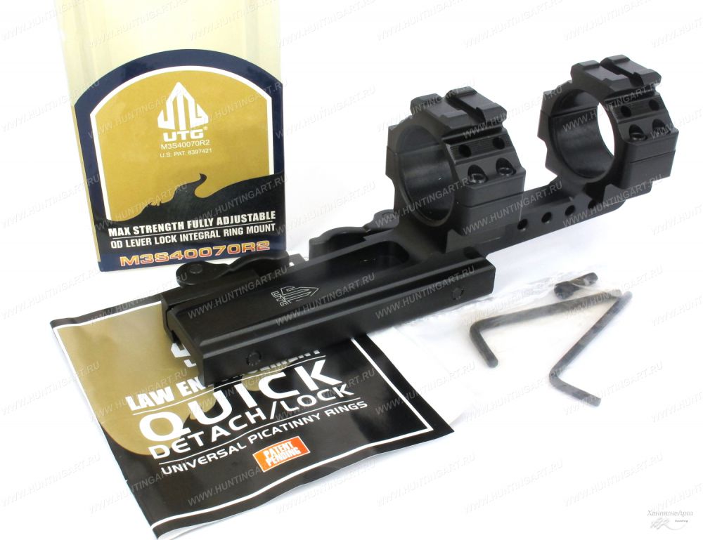 Leapers M3S40070R2_Кронштейн Leapers быстросъемный с кольцами 30 мм на Weaver/Picatinny