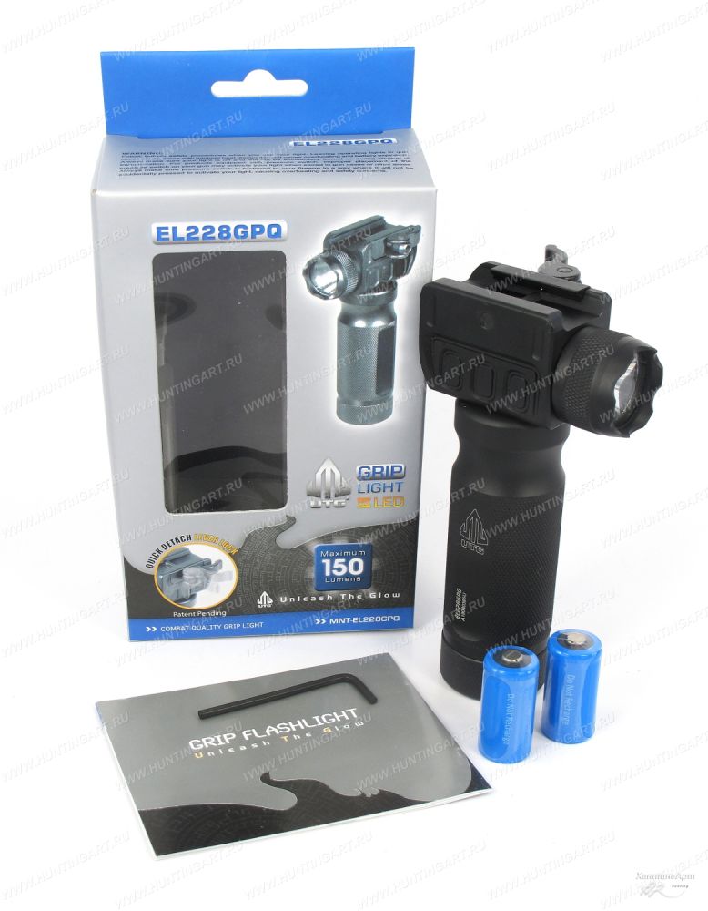 MNT-EL228GPQ_Тактический фонарь-рукоять UTG с быстросъемным кронштейном на Пикатинни