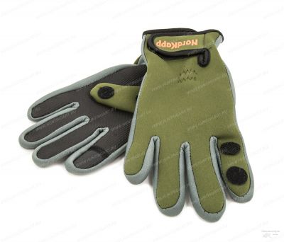 Перчатки неопреновые NordKapp Oldervik Glove, зеленые