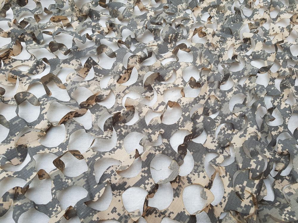 Маскировочная сеть Охотник, Пустыня (без сетевой основы) купить в интернет-магазине ХантингАрт