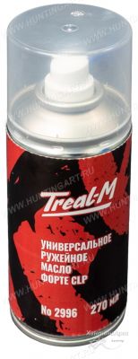 Картинка Универсальное ружейное масло Треал-М, аэрозоль 270 мл от интернет-магазина ХантингАрт Универсальное ружейное масло Треал-М, аэрозоль 270 мл купить в интернет-магазине ХантингАрт