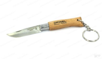 Нож-брелок Opinel серии Tradition Keyring №04, длина клинка 5 см, бук купить в интернет-магазине ХантингАрт