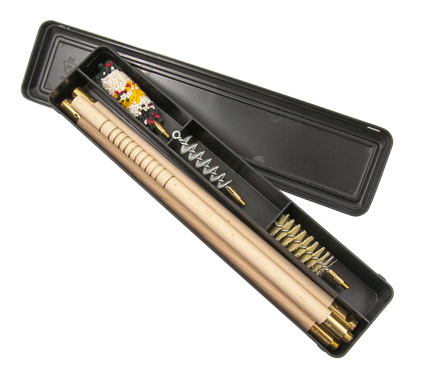 Набор для чистки Stil Crin с деревянным шомполом (бук) для гладкого оружия купить в интернет-магазине ХантингАрт