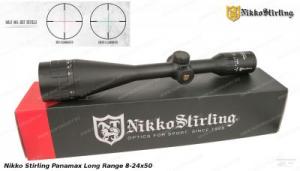 Картинка Прицел Nikko Stirling Panamax Long Range 8-24x50, сетка Half Mil Dot с подсветкой от интернет-магазина ХантингАрт Прицел Nikko Stirling Panamax Long Range 8-24x50, сетка Half Mil Dot с подсветкой купить в интернет-магазине Хантингарт