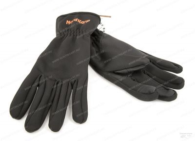Перчатки сенсорные Nordkapp Softshell Jahti Glove 322-JG, черные
