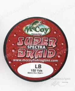 Шнур рыболовный McCoy Super Spectra Braid, 200 lb, диаметр 0,71 мм, зеленый 137 м купить в интернет-магазине ХантингАрт
