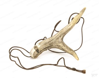Свисток для подзыва собаки из верхней части рога косули купить в интернет-магазине Хантингарт