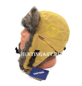 Шапка-ушанка NordKapp Pels MX Ochre (иск. мех-шиншилла) купить в интернет-магазине ХантингАрт