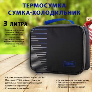 Термосумка THERMOS Lunch Kit, 3 л, размеры 24x9,5x19 см купить в интернет-магазине ХантингАрт