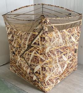 Засидка двухместная ShotTime Куб, легкосборная конструкция (145x145x168 см) камыш купить в интернет-магазине ХантингАрт