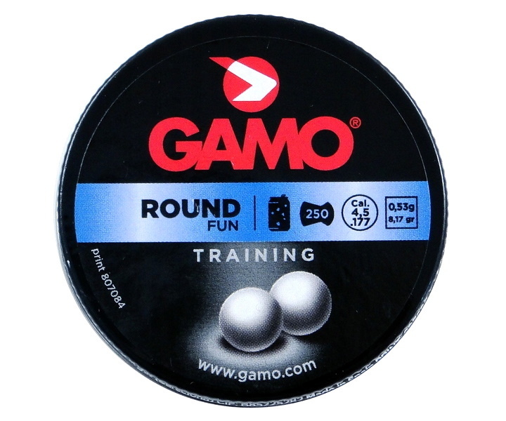 Пули пневматические - шарики Gamo Round калибр 4,5 мм, 0,53г купить в интернет-магазине ХантингАрт
