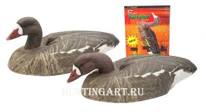 Картинка Надувные плавающие чучела Белолобый гусь 6шт от интернет-магазина ХантингАрт Надувные плавающие чучела Белолобый гусь 6шт купить в интернет-магазине ХантингАрт
