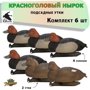 Чучела уток Красноголовый нырок Masters Series - купить в Санкт-Петербурге