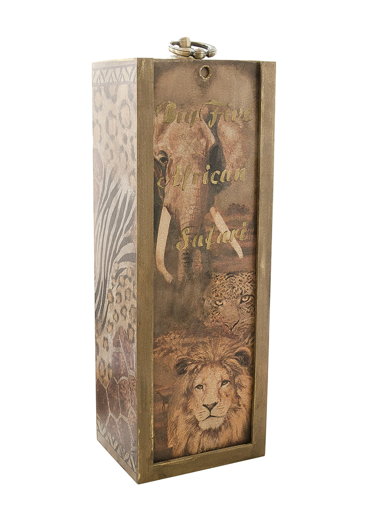 Ящик для бутылки, с изображением на тему сафари купить в интернет-магазине ХантингАрт
