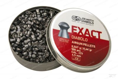 Пульки JSB Diabolo Exact калибр 4,5 мм вес 0,547 гр