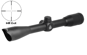 Картинка Оптический прицел Leapers True Hunter Classic 4x32 с кольцами на 11 мм, сетка Mil-dot без подсветки от интернет-магазина ХантингАрт Оптический прицел Leapers True Hunter Classic 4x32 с кольцами на 11 мм, сетка Mil-dot без подсветки купить в интернет-магазине Хантингарт