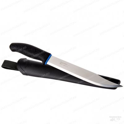 Нож Morakniv Allround 749, универсальный/строительный, нержавеющая сталь, клинок 205мм, чёрный/синий