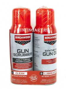 Картинка Набор для чистки и ухода за оружием 2 шага, Gun Scrubber / Synthetic Gun Oil, аэрозоли по 283 гр от интернет-магазина ХантингАрт Набор для чистки и ухода за оружием 2 шага, Gun Scrubber / Synthetic Gun Oil, аэрозоли по 283 гр купить в интернет-магазине ХантингАрт