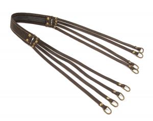 Подвес наплечный для переноса дичи (торока) на 8 хвостов, цвет - тёмно-коричневый купить в интернет-магазине ХантингАрт