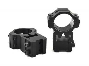 Кольца не быстросъемные 25,4 мм сверхвысокие на Ласточкин хвост купить в интернет-магазине ХантингАрт