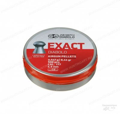Пульки JSB Exact Diabolo калибр 4,5 мм, вес 0,547 гр купить в интернет-магазине ХантингАрт