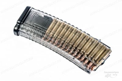 Магазин Pufgun на Сайга МК223, 5,56x45, 30 патронов, прозрачный