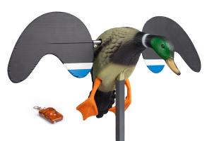 Мотомеханическое чучело кряквы (селезень) с дистанционным пультом управления купить в интернет-магазине ХантингАрт