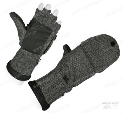 Варежки-перчатки Axxon 5215 вязанные утепленные