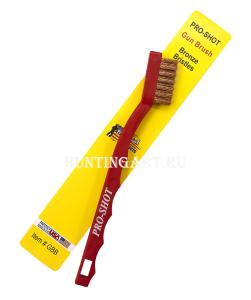 Картинка Щетка Pro-Shot оружейная бронзовая от интернет-магазина ХантингАрт Щетка Pro-Shot оружейная бронзовая купить в интернет-магазине ХантингАрт