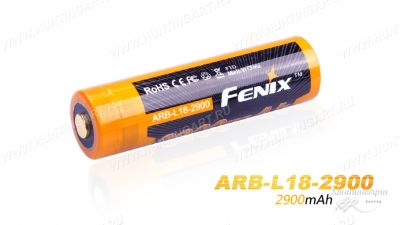 Картинка Аккумулятор 18650 Fenix ARB-L18 (2900mAh) от интернет-магазина ХантингАрт Аккумулятор 18650 Fenix ARB-L18 (2900mAh) купить в интернет-магазине ХантингАрт