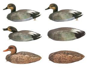 Надувные чучела Серая утка Cherokee Sport  Fusion Series, 6 шт купить в интернет-магазине ХантингАрт