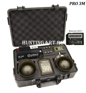 Электронный звукоимитатор PRO-3M с 2 динамиками Альфа, пульт ДУ в кейсе купить в магазине huntingart.ru