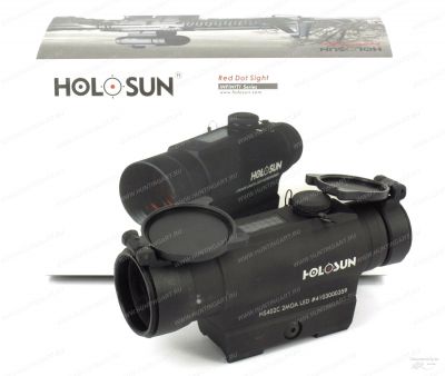 Коллиматорный прицел Holosun Infiniti на Weaver/Picatinny + солнечная батарея купить в интернет-магазине ХантингАрт