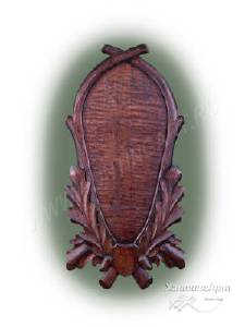 Медальон 205 под трофейную голову (череп/рога оленя)