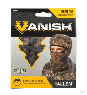 Маскировочная маска для лица с закрытым верхом Allen Vanish, цвет Mossy Oak Break-Up Country