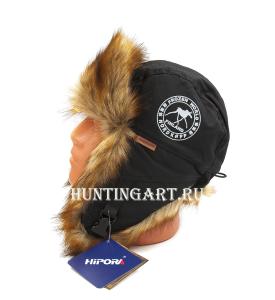 Шапка-ушанка Malselv Canadian Fox black 533, мех Лиса купить в интернет-магазине ХантингАрт