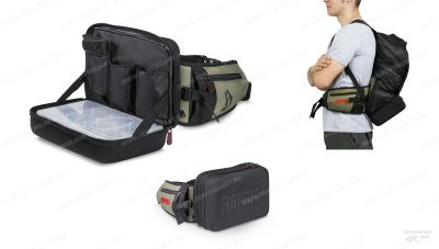 Поясная сумка Rapala Hybrid Hip Pack с встроенным водонепроницаемым рюкзаком