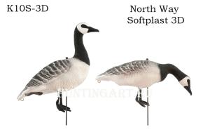 Комплект из 10 сминаемых чучел Белощекой казарки Softplast 3D North Way (8 кормящихся+2 сторожевых) купить в интернет-магазине ХантингАрт