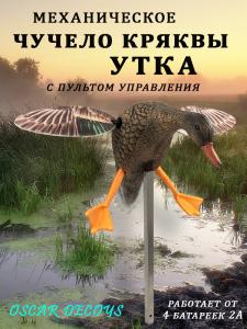 Механическое чучело утки кряквы с пультом управления купить в интернет-магазине ХантингАрт