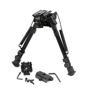 Сошки с качающейся базой, крепление на антабку, вивер, крепление в обхват ствола, высота 200-330 мм (BH-BP03) купить в интернет-магазине ХантингАрт