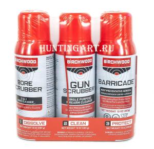 Картинка Набор для комплексного ухода за оружием Birchwood Casey, 3 шага от интернет-магазина ХантингАрт Набор для комплексного ухода за оружием Birchwood Casey, 3 шага купить в интернет-магазине ХантингАрт