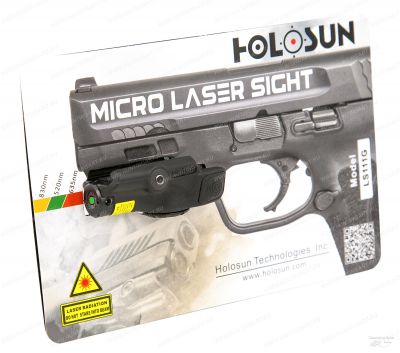 Лазерный целеуказатель Holosun LS111G пистолетный, цвет зеленый 520nm, кронштейн на Weaver/Picatinny