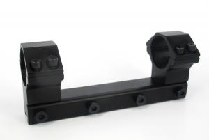 Крепление-моноблок не быстросъёмный низкий с кольцами 25,4 мм на ласточкин хвост, 120 мм купить в интернет-магазине ХантингАрт