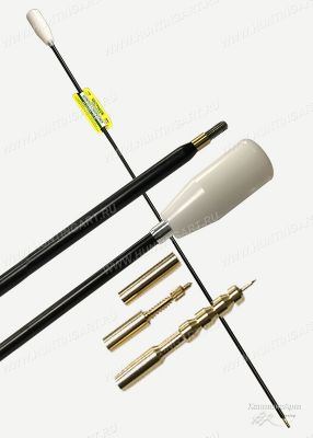 Картинка Шомпол двухсекционный ЧистоGUN в нейлоновой оплетке, калибр .27-.34 (6 мм), длина 135 см, резьба папа 12/28 от интернет-магазина ХантингАрт Шомпол двухсекционный ЧистоGUN в нейлоновой оплетке, калибр .27-.34 (6 мм), длина 135 см, резьба папа 12/28 купить в интернет-магазине ХантингАрт