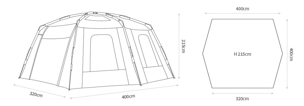 Палатка-кухня Camptown RioGrande в max комплектации