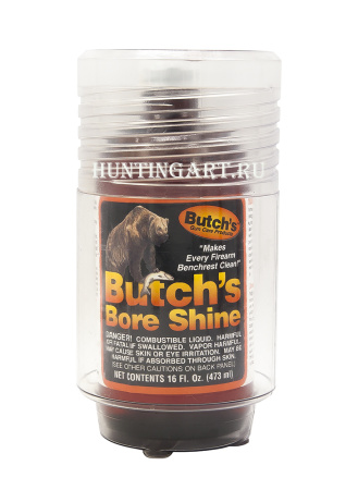 Картинка Сольвент чистящий Butch's Bore Shine 473 мл от интернет-магазина ХантингАрт Сольвент чистящий Butch's Bore Shine 473 мл купить в интернет-магазине ХантингАрт