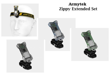 Фонарь налобный-мульти Armytek Zippy Extended Set, 160 lm, белый, до 15м, зарядка от Micro-USB купить в интернет-магазине ХантингАрт